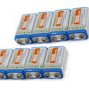Baterías 9V Lithium Etinesan 900mAh
