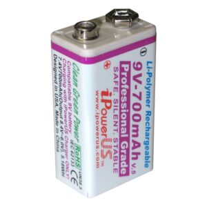 Baterías 9V iPower Lithium 700mAh