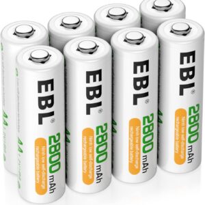 Pilas recargables EBL AA 2800mAh